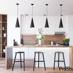 cuisine lumineuse avec ilot central